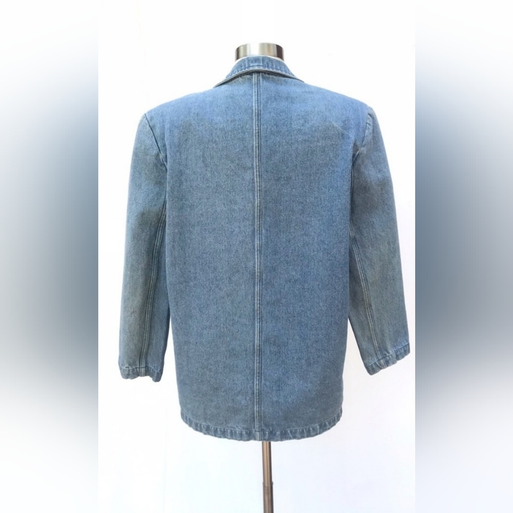 HOST PICK 4 X'S...DENIM BOYFRIEND BLAZER/JACKET M - Picture 5 of 6